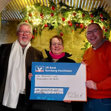 Helmut Pfefferle, Pfarrer Michael Gehret u. M. Seckmeyer