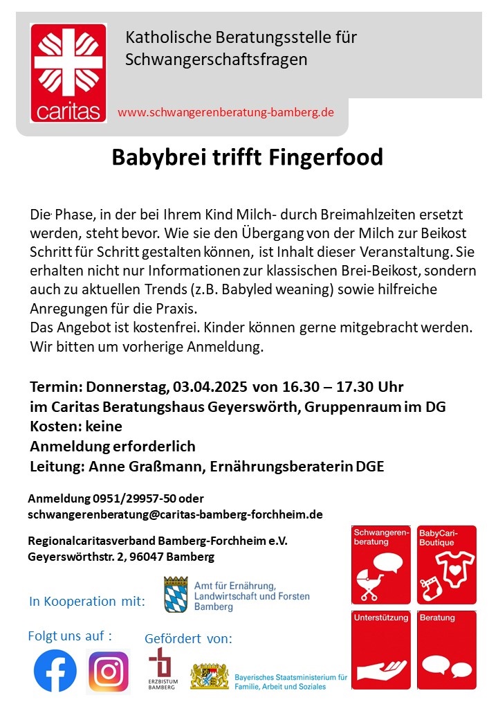 Babybrei trifft Fingerfood