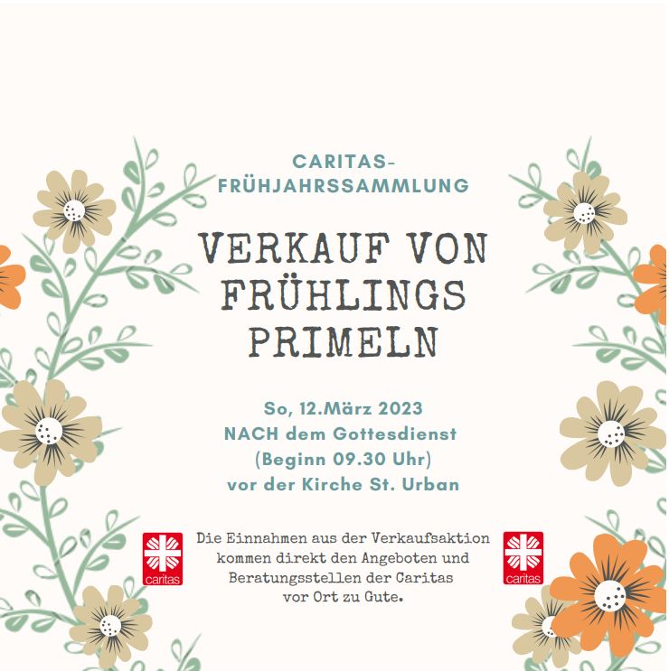 Caritas Frühjahrssammlung