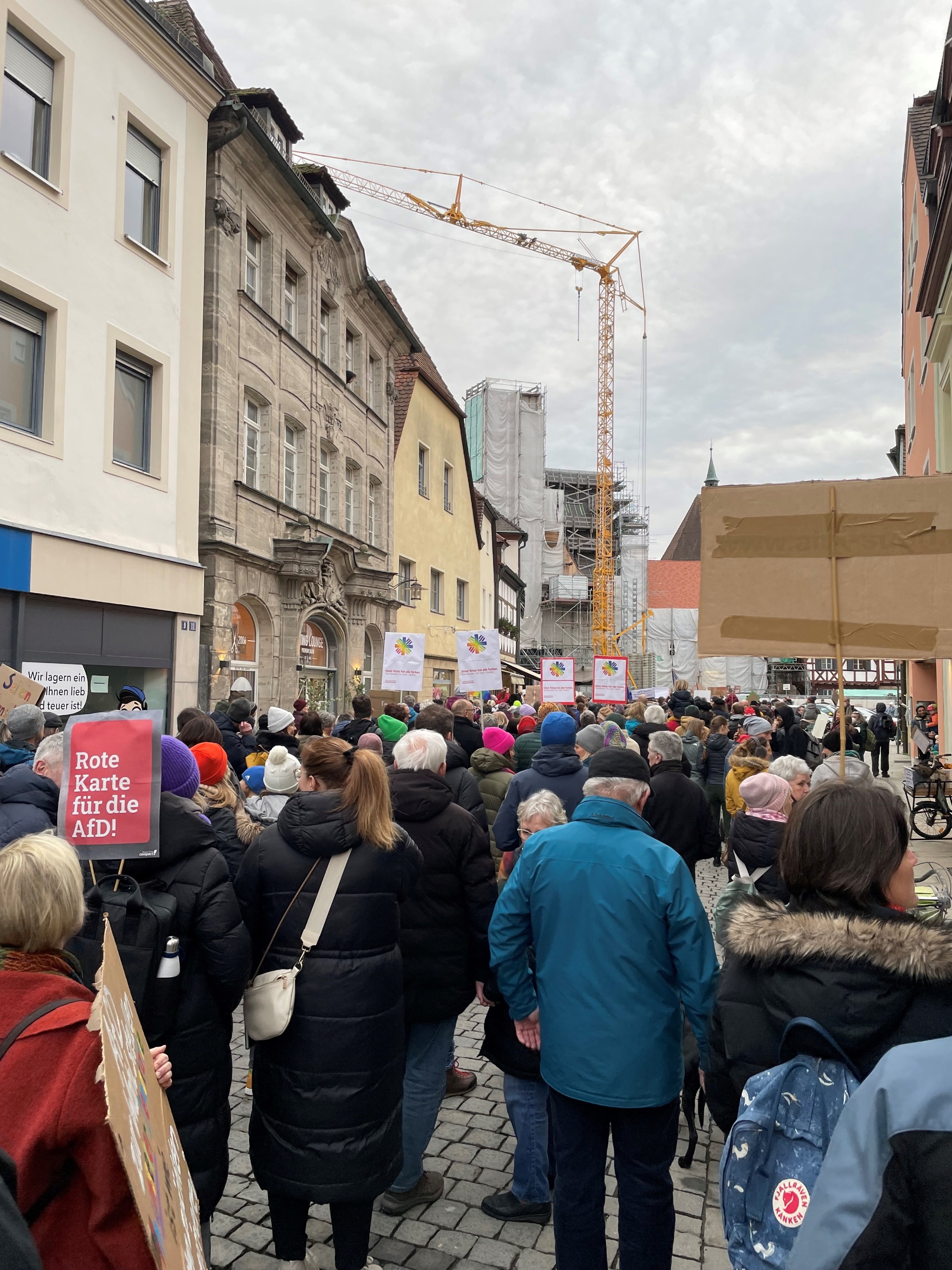 Demo für Demokratie und Menschenwürde