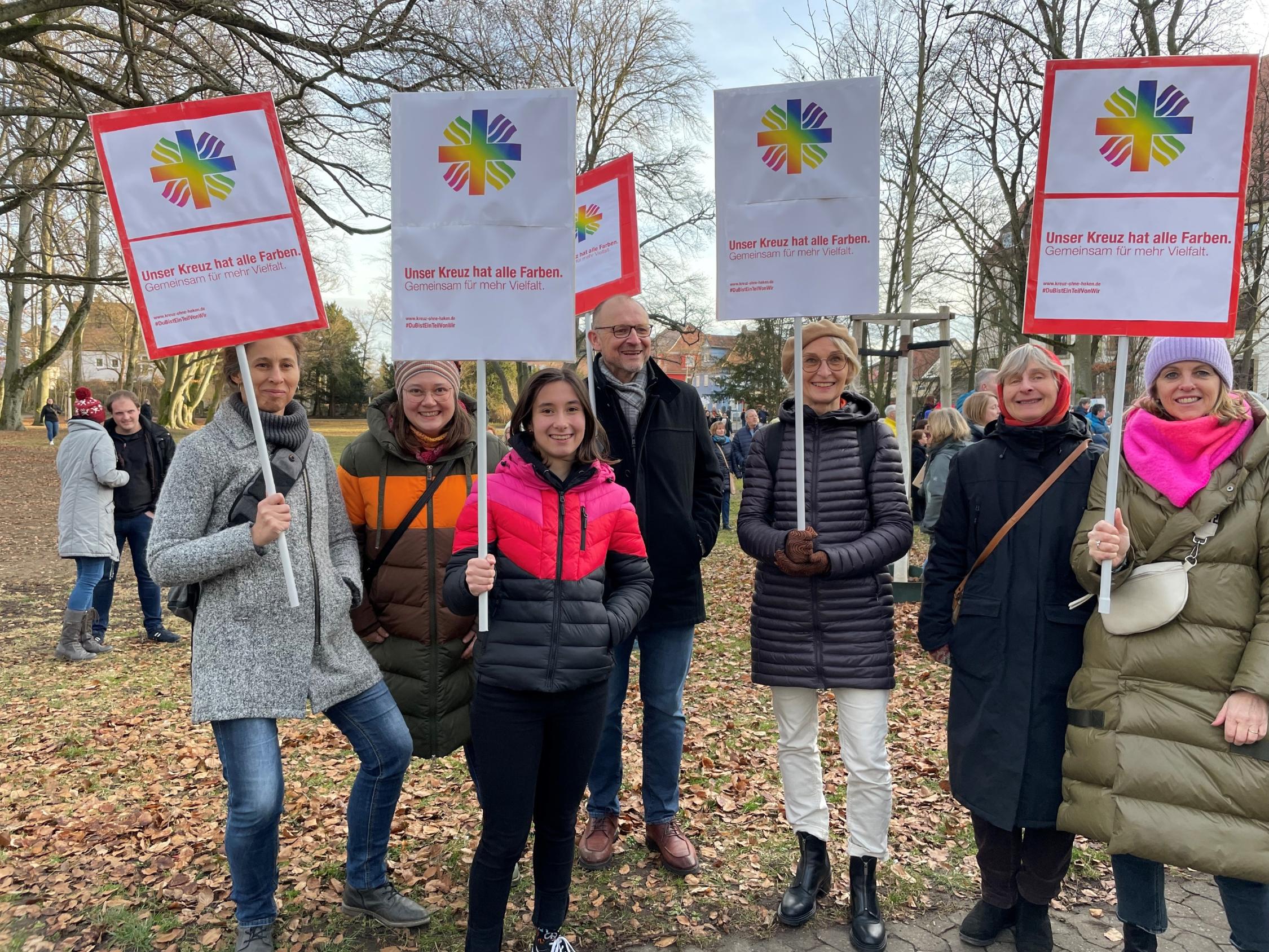 Demo für Demokratie und Menschenwürde