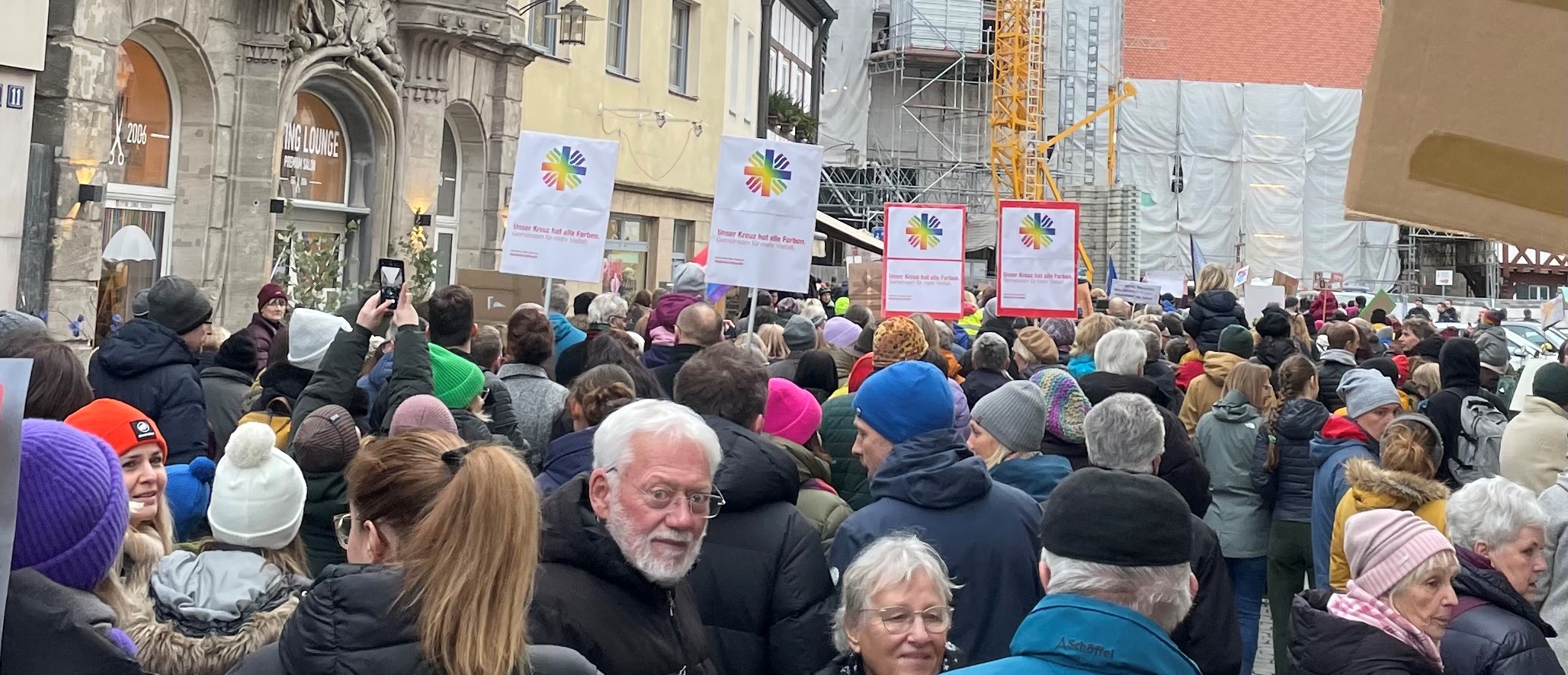 Demo für Demokratie und Menschenwürde
