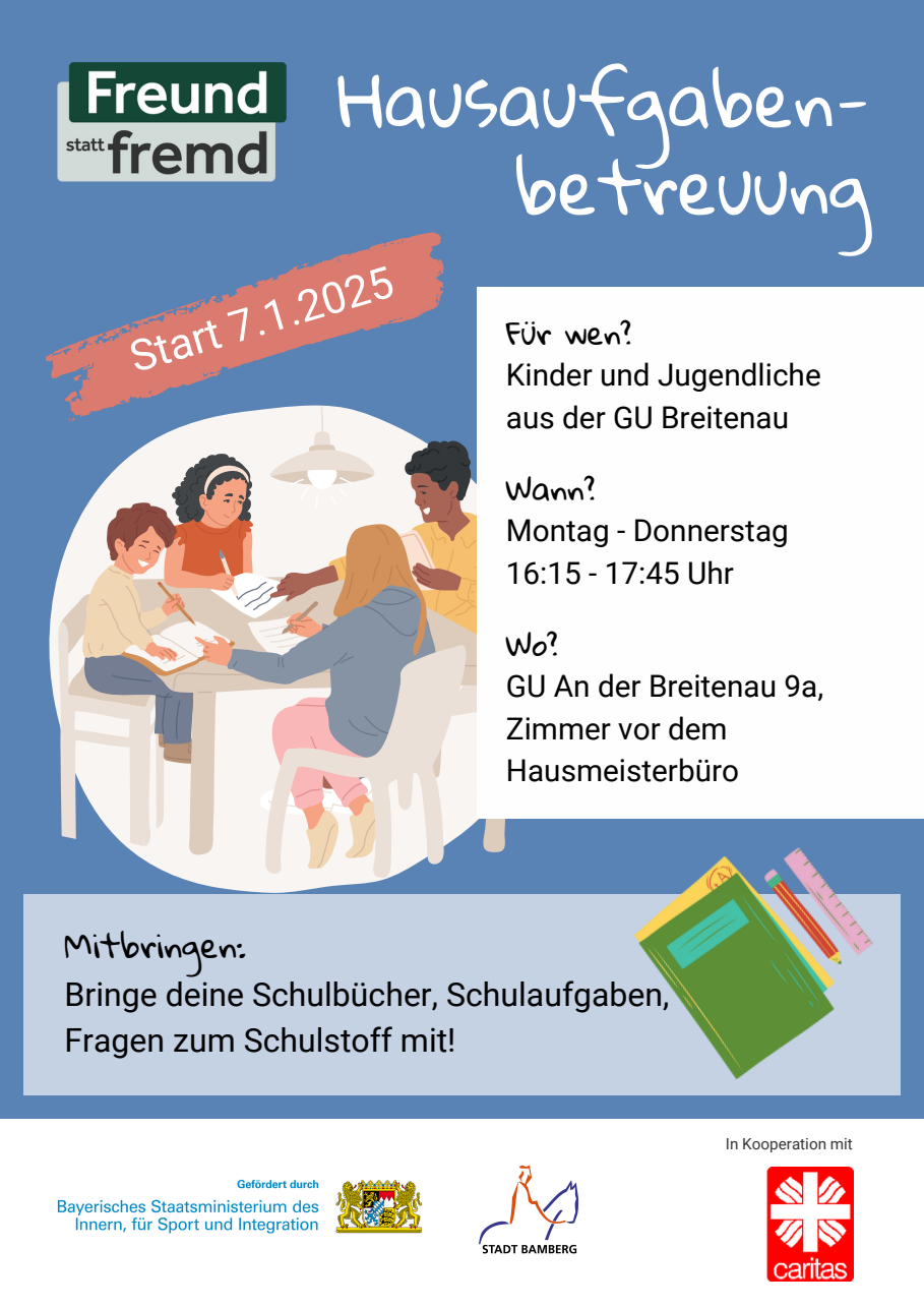 Hausaufgabenbetreuung