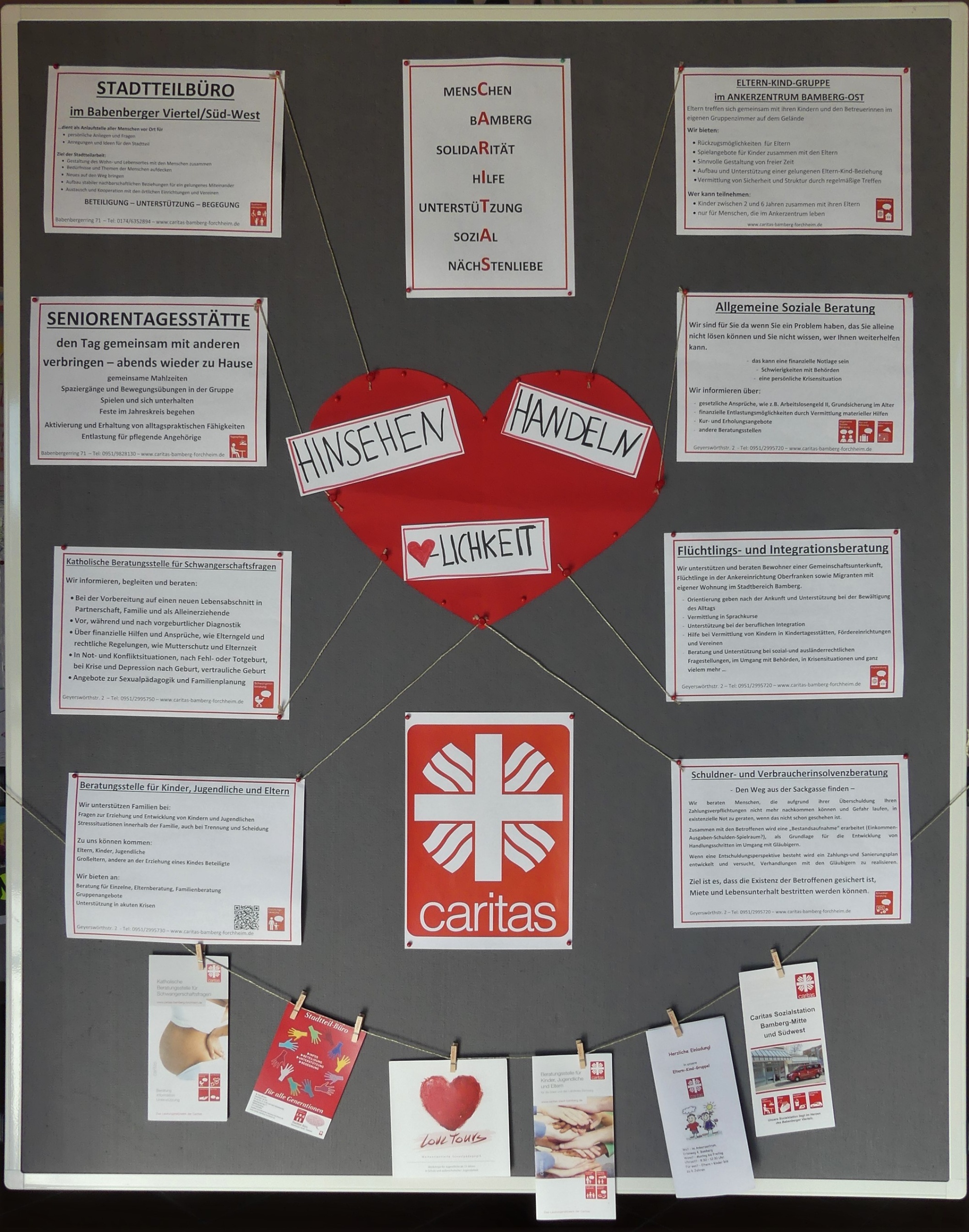 Infowand in St. Urban