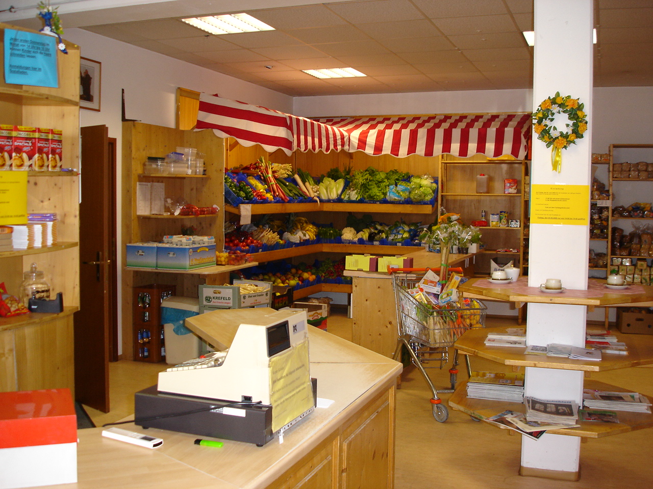 Innenansicht des Sozialladens