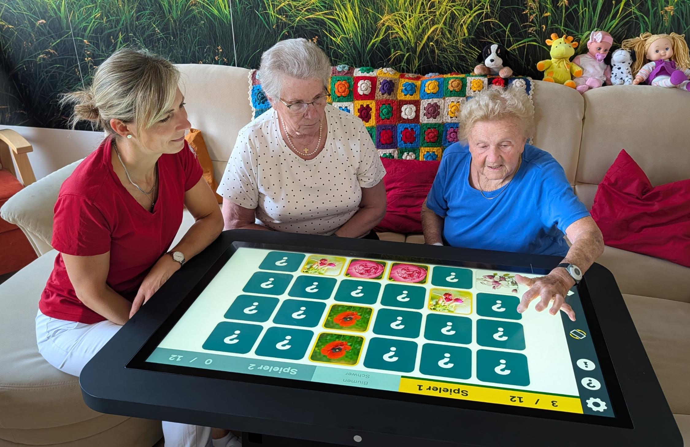 Nutzung Care Table Memory