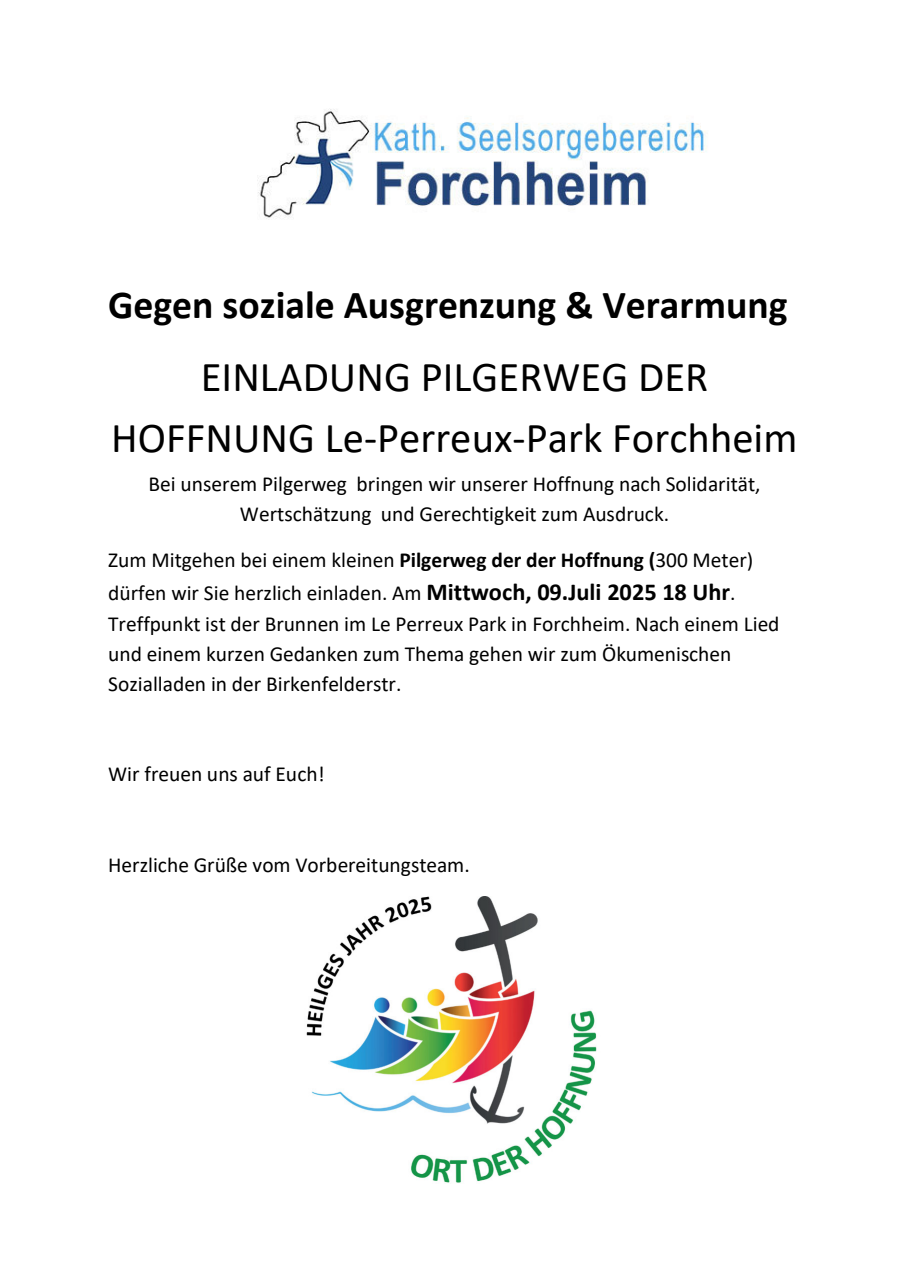 Pilgerweg der Hoffnung