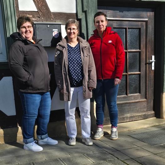 v.l.n.r. Christine Schmitt, Heike Baumgärtner und Sandy Aschenbrenner