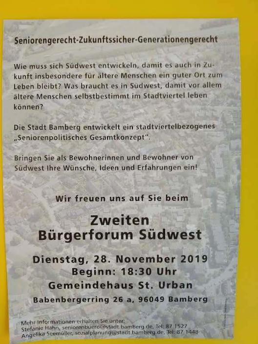 Zweites Bürgerforum