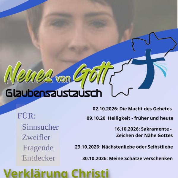 Glaubensausstausch im Pfarrzentrum Verklärung Christi